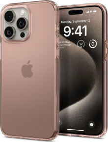 Spigen Spigen Crystal Flex, rose crystal - iPhone 15 Pro Max