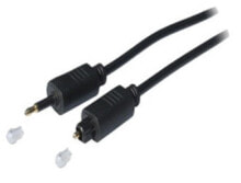 shiverpeaks 1.0m Toslink - 3.5mm аудио кабель 1 m 3,5 мм Черный BS69014-1.0