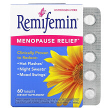 Витамины и БАДы для нормализации гормонального фона Nature's Way, Remifemin, Menopause Relief, 60 Tablets