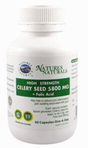 Витамины и БАДы для мочеполовой системы Семена сельдерея 5800 мг 60 капсул