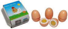 Игрушечная еда и посуда для девочек Игровой набор Tanner 0957.6 Яйца для разделки, с липучками