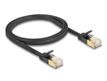 80345 - Patchkabel Cat.6a mit Cat.7 Rohkabel U/FTP 1 m schwarz - Network - CAT 7 cable/RJ45 plug