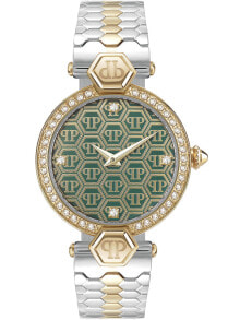 Женские наручные часы Женские наручные часы с серебряным браслетом Philipp Plein PWEAA0621 Plein Couture ladies 32mm 3ATM