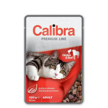 CALIBRA Pouch Chicken Veal Box 24x100g Wet Cat Food