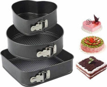 Dishes and molds for baking and baking