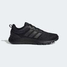 Мужские кроссовки спортивные для бега черные текстильные низкие Shoes adidas Fluidup M H02001