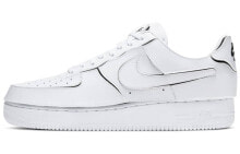 Nike Air Force 1 Low cosmic clay 拆卸魔术贴 低帮 板鞋 男女同款 白橙 / Кроссовки Nike Air Force 1 Low cosmic clay CZ5093-100