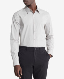 Calvin Klein men’s Slim-Fit Refined Button-Down Shirt