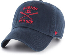 Мужские бейсболки 47 Brand Boston Red Sox Axis Clean Up MLB Cap Navy, navy,