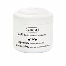 Маски и сыворотки для волос Ziaja Goat's Milk Strengthening Hair Mask Укрепляющая кератиновая маска для волоса с козьим молоком 200 мл