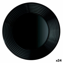 Deep Plate Luminarc Harena Black Glass (Ø 23,5 cm) (24 Units)