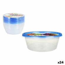 Set of 11 lunch boxes Privilege 49789 500 ml 15 x 15 x 4,7 cm (24 Units)