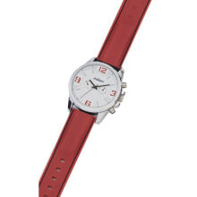 Мужские наручные часы с ремешком Мужские наручные часы с красным кожаным ремешком Arabians HBA2263R ( 44 mm)