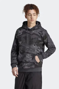 ADİDAS ERKEK GÜNLÜK KAPÜŞONLU SWEATSHİRT CAMO AOP HOODİE IK3542