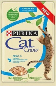 Купить влажные корма для кошек Nestle: Nestle PURINA CAT CHOW sasz.85g ŁOSOŚ FASOLKA W GALARETCE