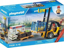 Playmobil PLAYMOBIL MY LIFE Forklift truck with cargo 71528