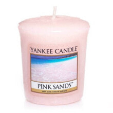 Yankee Candle Votive Pink Sands восковая свеча Круглый Ваниль Розовый 1 шт 1205362E