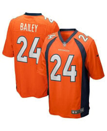 Nike men's Champ Bailey Orange Denver Broncos Game Retired Player Jersey