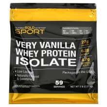 California Gold Nutrition, 100% Whey Protein Isolate, Very Vanilla Flavor, 2 lbs (907 g)