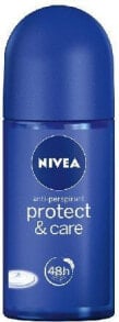 Дезодоранты Nivea Protect & Care Anti-perspirant Roll-on Шариковый антиперспирант без спирта 50 мл