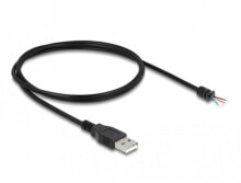 64184 - 1 m - USB A - USB 2.0 - Black