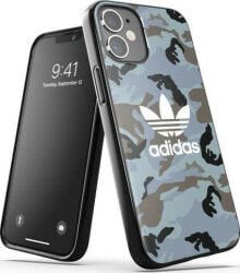 чехол пластмассовый принт камуфляж iPhone 12 mini adidas