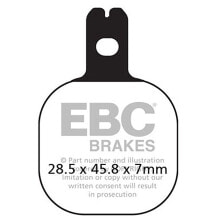 EBC FA Series Organic FA184 Brake Pads