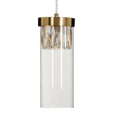 BIGBUY HOME Crystal Metal Ceiling Light 11x11x45 cm