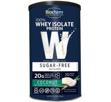 Сывороточный протеин Biochem Sports 100% Whey Isolate Protein Порошок сывороточного протеина без сахара с  кокосовым вкусом  319 г