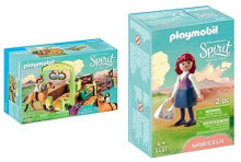 Playmobil 9478 toy horse box Lucky & Spirit