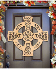 Designocracy celtic Wheel Cross Wall Decor