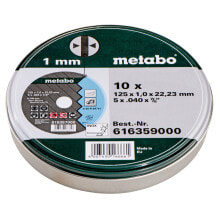 Купить пильные диски Metabo: Metabo Trennscheiben "SP" 125 x 1,0 x 22,23 (616359000) 10er-Pack