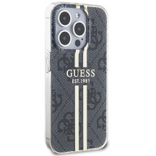 GUESS Guhcp15Lh4Psegk iPhone 15 Pro 6.1 Iml 4G Stripe phone case