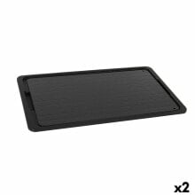 Tray Percutti Defrost function Black 39 x 23 cm (2 Units)