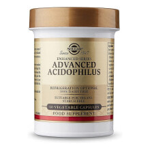 Пребиотики и пробиотики Solgar Acidophilus Advanced Ацидофилус 60 растительных капсул