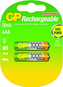 Батарейки и аккумуляторы для фото- и видеотехники GP Batteries AAA Перезаряжаемая батарея Никель-металл-гидридный (NiMH) 120100AAAHCEC2
