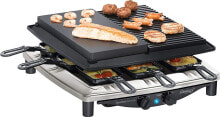 Grill elektryczny Steba RC 4 Plus Deluxe Czarno-srebrny