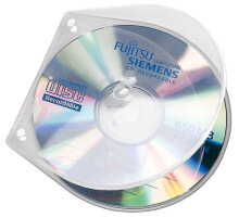 Veloflex 4365000 чехлы для оптических дисков чехол-конверт 1 диск (ов) Прозрачный
