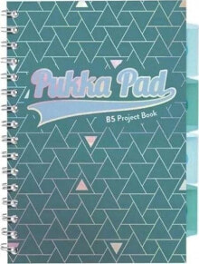 Школьный блокнот Pukka Project Book Glee B5/100K kratka zielony (3szt)