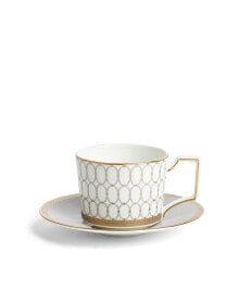 Wedgwood renaissance Grey Teacup Saucer