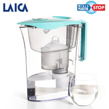 Laica UFSBE02 фильтр для воды Ручной водяной фильтр 3 L Прозрачный, Бирюзовый