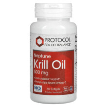 Protocol for Life Balance, Neptune Krill Oil, 250 mg, 60 Softgels