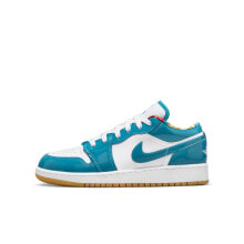 [DM0589-400] Grade School Air Jordan Retro 1 Low 'Barcelona' (GS)