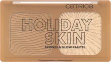 Bronzer & Highlighter Palette Holiday Skin 010 Out Of Office, 5,5 g