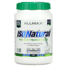IsoNatural, Pure Whey Protein Isolate, Unflavored, 2 lbs (907 g)