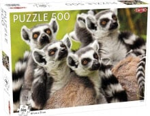 Детские развивающие пазлы Tactic Puzzle 500 Animals: Lemurs