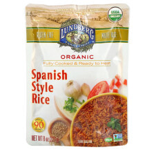 Рис Лундверг, Органический полностью приготовленный и готовый к нагреванию, рис по-испански, 227 г (8 унций) (Товар снят с продажи) 