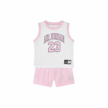 Children's Sports Outfit Nike Air Jordan Cadet Multicolour Pink