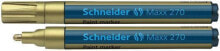 Фломастеры для рисования для детей schneider Oil marker 270, gold (127053)