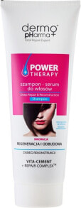 Wiederaufbauendes und regenerierendes Shampoo-Serum - Dermo Pharma Power Therapy Deep Repair & Reconstruction Shampoo